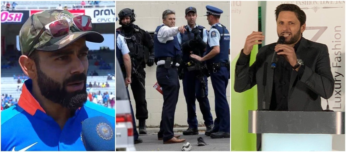 भारतीय कप्तान विराट, शाहिद अफरीदी समेत क्रिकेट जगत ने की क्राइस्टचर्च हमले की निंदा