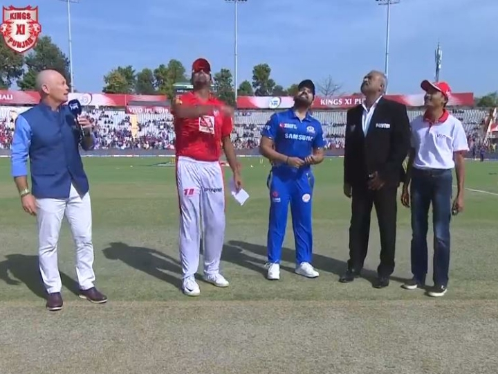 TOSS IPL 2019 KXIP vs MI: अश्विन ने टॉस जीतकर चुनी गेंदबाज़ी, वरुण चक्रवर्थी बाहर kxip vs mi ipl match 8 toss kings xi punjab win the toss decide to ball first TOSS IPL 2019 KXIP vs MI: अश्विन ने टॉस जीतकर चुनी गेंदबाज़ी, वरुण चक्रवर्थी बाहर