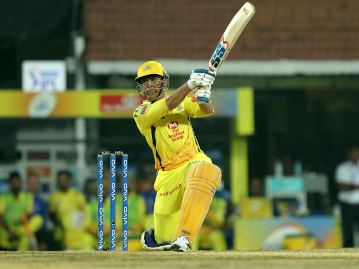 csk vs rr ms dhoni smashed rajasthan royals chennai superkings score 175 CSK vs RR: 20वें ओवर में धोनी ने लगाए लगातार तीन गेंदों पर तीन छक्के, राजस्थान को मिला 176 का लक्ष्य