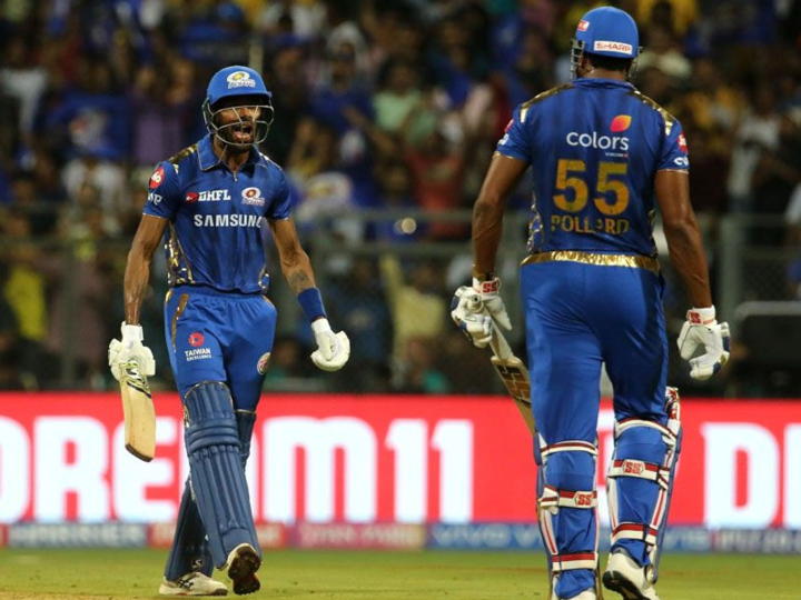 mi vs csk hardik pandya and kieron pollard helps mumbai indians to score 170 against chennai super kings MI vs CSK: हार्दिक पांड्या और पोलार्ड ने आखिरी ओवर में बटोरे 29 रन, चेन्नई को दिया 171 का लक्ष्य