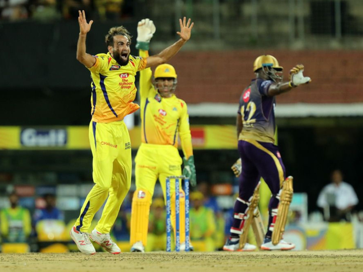 CSK vs KKR: चहर तीन और ताहिर-भज्जी के दो-दो विकेटों की बदौलत चेन्नई ने कोलकाता को 108 रन पर रोका