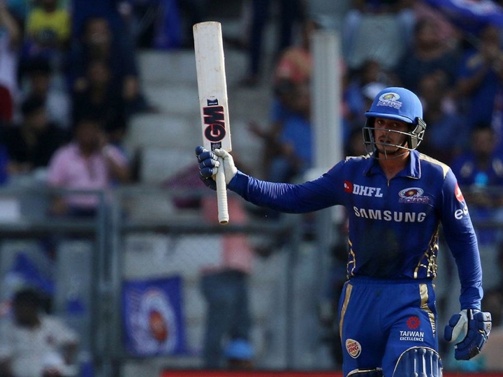 ipl 2019 quinton de kock guides mumbai to challenging total against rajasthan IPL 2019: क्विंटन डी कॉक और हार्दिक पांड्या की तूफानी पारी से मुंबई ने राजस्थान को दिया 188 रनों की चुनौती