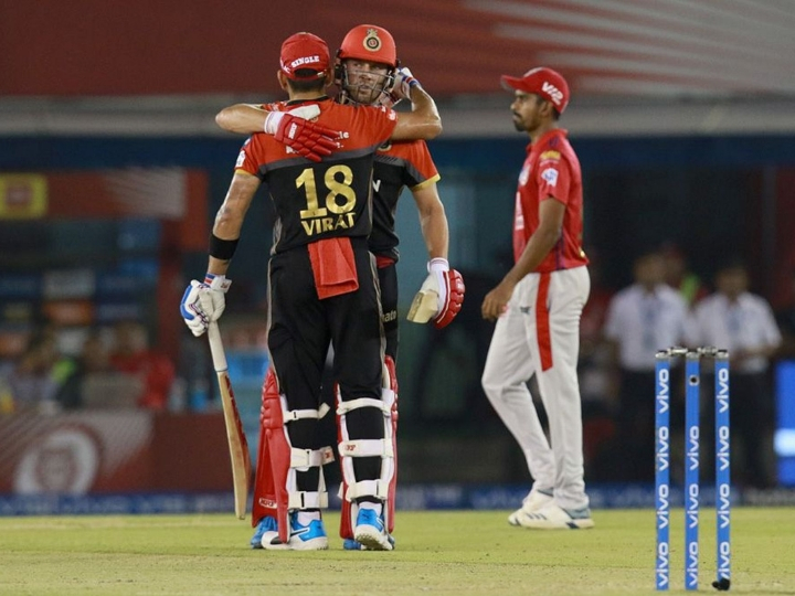 ipl 2019 virat kohli ab de villiers guide rcb to first win of ipl 2019 IPL 2019: सीजन-12 में आरसीबी ने चखा जीत का स्वाद, पंजाब को 8 विकेट से हराया