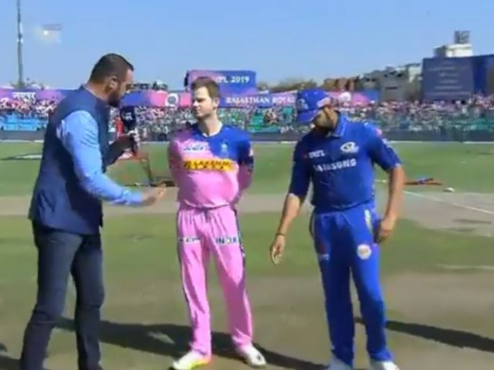 ipl 2019 rr vs mi rajasthan royals have won the toss and have opted to field IPL 2019, RR vs MI: राजस्थान ने टॉस जीतकर लिया पहले गेंदबाजी का फैसला