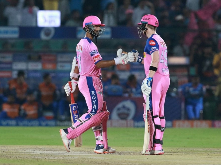 ipl 2019 rr vs dc centurion ajinkya rahane leads rajasthan royals to 191 6 IPL 2019, RR vs DC: रहाणे के शतक और स्मिथ के अर्द्धशतक से राजस्थान ने दिल्ली को दिया 192 रनों का लक्ष्य