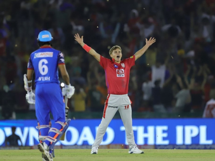 kxip vs dc ipl 2019 delhi lose 7 wickets for 8 runs as currans hat trick helps kxip win IPL 2019: पंजाब की जीत में चमके सैम करन, सीजन-12 में हैट्रिक लेने वाले बने पहले गेंदबाज