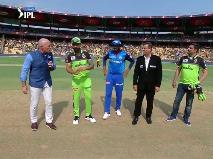IPL 2019, RCB vs DC: दिल्ली कैपिटल्स ने टॉस जीतकर बेंगलोर को दिया पहले बल्लेबाजी का न्योता