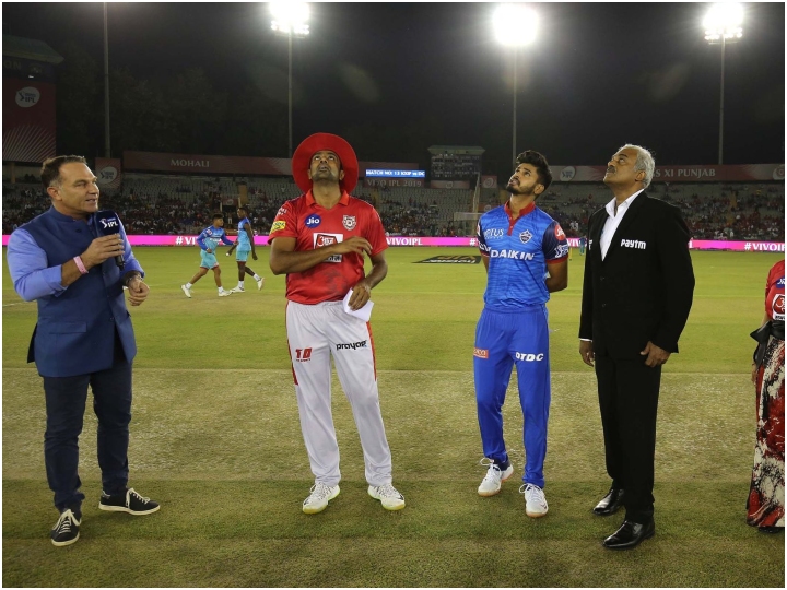 kxip vs dc ipl match toss delhi capitals won the toss and elected to field first KXIP vs DC IPL Match Toss: दिल्ली के कप्तान श्रेयस अय्यर ने जीता टॉस, चुनी पहले गेंदबाज़ी, पंजाब से गेल-टाइ बाहर