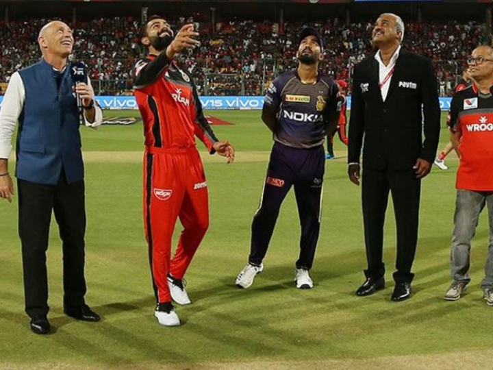 KKR vs RCB: केकेआर के हक में गिरा सिक्का, बैंगलोर को मिली बल्लेबाज़ी, 9 साल बाद आरसीबी में स्टेन