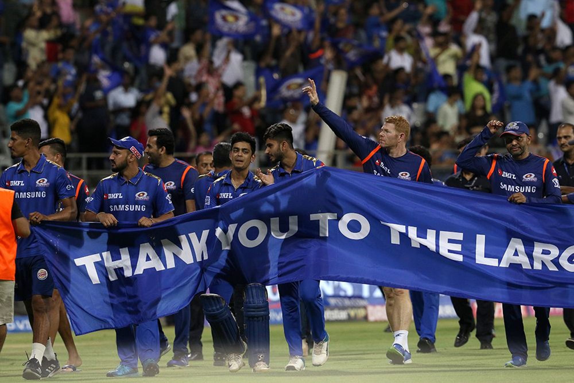 IPL 2019: मैच के बाद बेटी समायरा और पत्नी रितिका के साथ मस्ती करते दिखे रोहित शर्मा