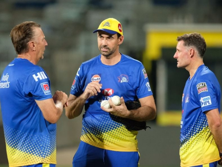 ipl 2019%e2%80%89stephen fleming provides update on ms%e2%80%89dhonis fitness ahead of delhi capitals clash दिल्ली के खिलाफ मैच से पहले धोनी के खेलने पर लिया जाएगा फैसला: स्टीफन फ्लेमिंग