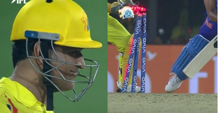 ipl 2019 do not mess with dhonis gloves watch his unbelievable stumping WATCH CSK vs DC: 3 गेंदों में 2 अविश्वसनीय स्टम्पिंग, कॉमेंटेटर-बल्लेबाज़-फील्डर किसी को नहीं हुआ यकीन