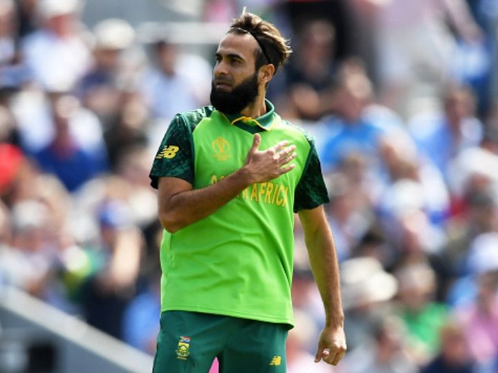 eng vs sa imran tahir becomes the first spinner who bowled the first ball of a world cup ENG vs SA: इंग्लैंड के खिलाफ पहली गेंद डालते ही विश्व कप में इमरान ताहिर ने रचा इतिहास