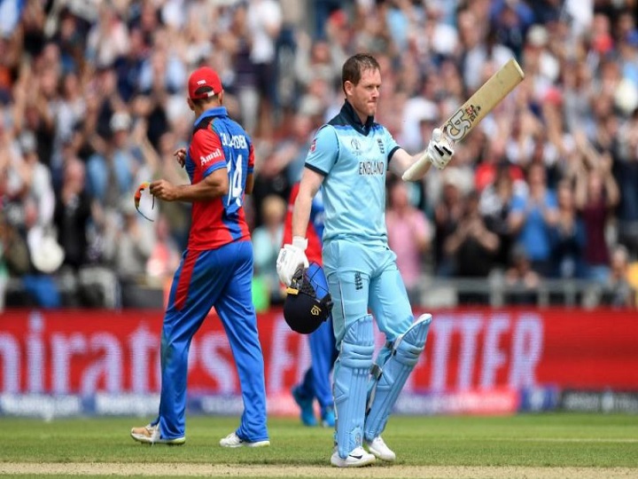 england beat afg secure forth win in 2019 world cup campaign CWC19: मोर्गन की रिकॉर्ड पारी से जीता इंग्लैंड, अफगानिस्तान को 150 रन से हराया