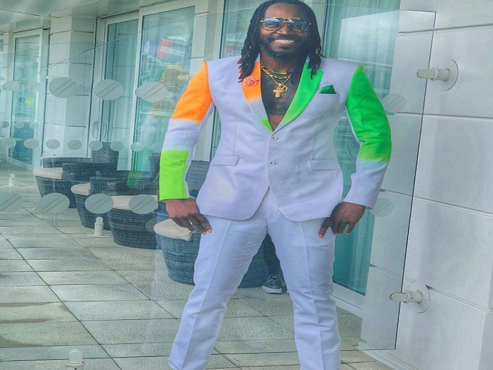 वर्ल्ड कप 2019 IND vs PAK: देखिए कैसे क्रिस गेल ने भारत- पाकिस्तान मैच के लिए पहना स्पेशल सूट, तस्वीर कर देगी हैरान