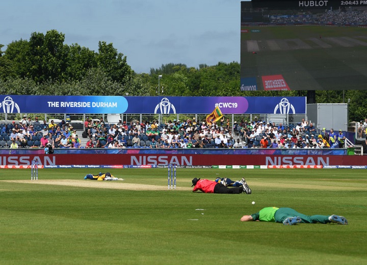 वर्ल्ड कप 2019 SA vs SL: मैच के दौरान मैदान पर मधुमक्खियों ने किया हमला, सभी खिलाड़ी जमीन पर लेटे