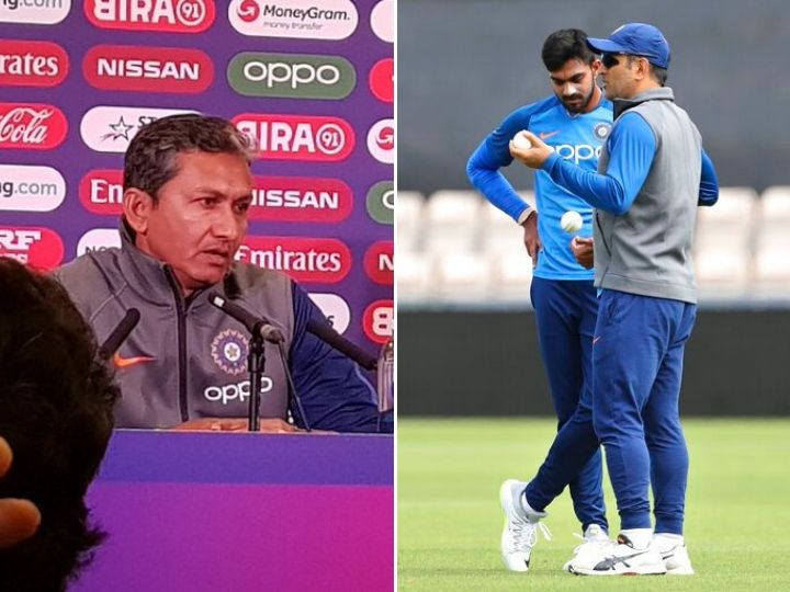 wc 2019 vijay shankar is one of the options says bangar on dhawans replacement World Cup 2019: न्यूज़ीलैंड से मैच के पहले संजय बांगर ने शिखर धवन को लेकर दिया बड़ा बयान