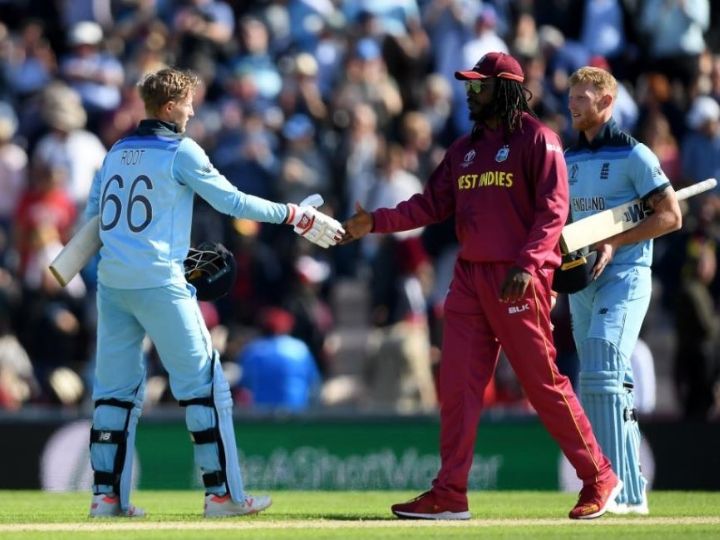 world cup 2019 england cricket team beat west indies by 8 wickets World Cup 2019 ENGvWI: रूट के शतक और आर्चर के कमाल से इंग्लैंड ने 8 विकेट से जीता मैच