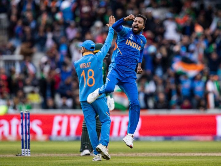 wc 2019 team india beat pakistan by 89 runs in world cup 2019 match World Cup 2019 INDvPAK: पाकिस्तान पर 89 रनों की D/L नियम से जीत के साथ भारत ने विश्वकप में अपने रिकॉर्ड को किया 7-0