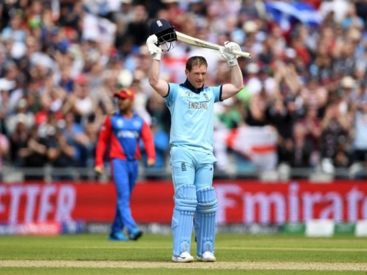 world cup 2019 english star eoin morgan hit 100 only with sixes RECORD World Cup 2019: इओन मॉर्गन ने छक्कों से जड़ा शतक, बदल दिया 48 साल का इतिहास