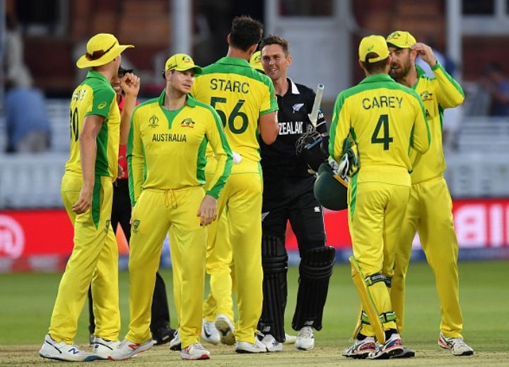 world cup 2019 australia thump new zealand in a crucial world cup match World Cup 2019: ट्रेंट बोल्ट की हैट्रिक हुई बेकार, ऑस्ट्रेलिया ने न्यूजीलैंड को 86 रनों से हराया