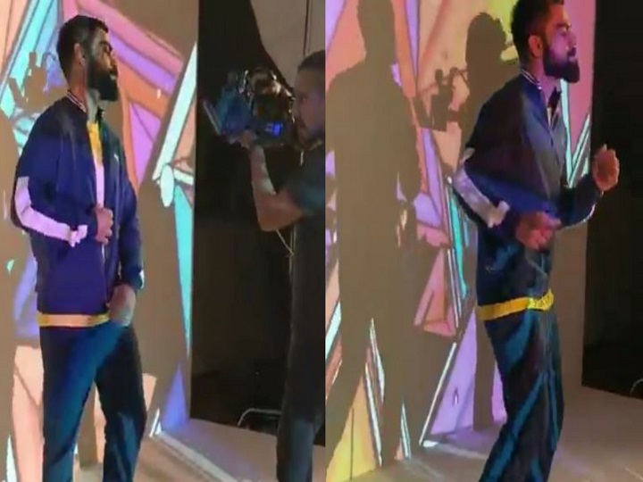 देखिए कैसे विराट कोहली ने दिखाए अपने डांस मूव्स, डिविलियर्स और हरभजन सिंह के कमेंट्स ने फैंस को चौंकाया