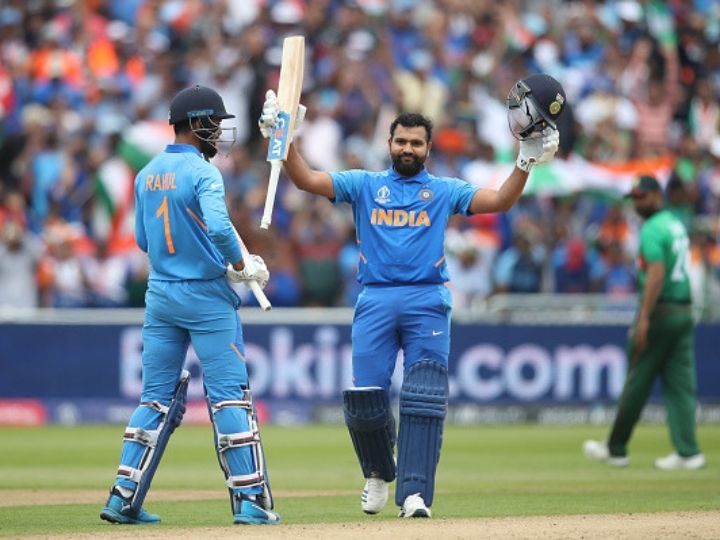 world cup 2019 rohit sharma first indian batsman to score four hundreds in a world cup World Cup 2019: विश्व कप में चार शतक लगाने वाले पहले भारतीय बल्लेबाज बने रोहित शर्मा