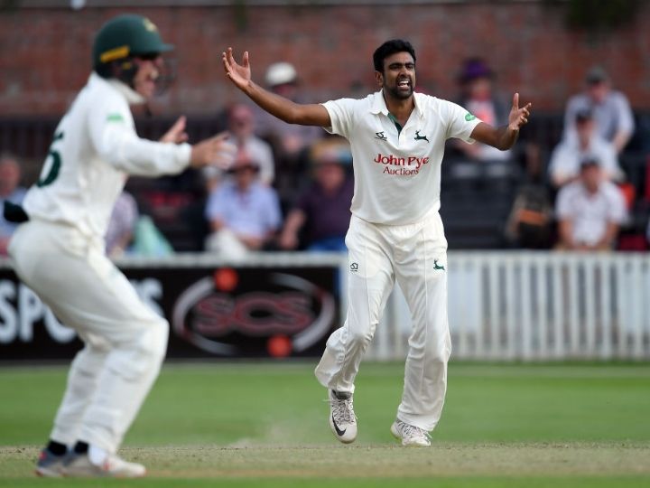 nottinghamshires ravichandran ashwin takes six in surreys first innings काउंटी क्रिकेट में टीम इंडिया के स्टार अश्विन ने लगाया विकेटों का 'सिक्स'