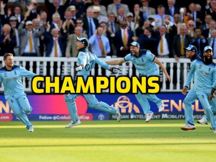 world cup 2019 england won the mens cricket world cup for the first time World Cup 2019: सुपर फाइनल में 'सुपरओवर' के प्रेशर को झेल पहली बार वर्ल्ड चैम्पियन बना इंग्लैंड