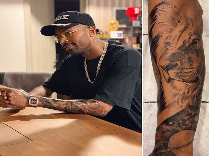 हार्दिक पंड्या का नया 'शेर' वाला टैटू इंटरनेट पर छाया, फैंस हो रहे हैं दीवाने