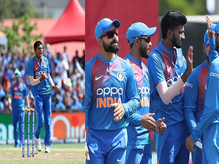 india vs west indies 1st t20 india beat westindies by 4 wickets Ind vs WI 1st T20: नवदीप सैनी की बेहतरीन गेंदबाजी के दम पर भारत ने वेस्टइंडीज को 4 विकेट से हराया