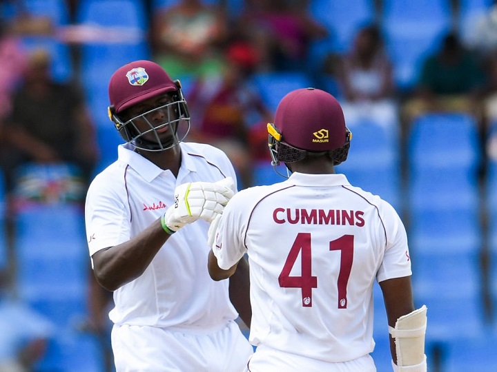 india vs west indies miguel cummins grabs place in record books with 95 minute duck IND vs WI: मिगेल कमिंस ने रिकॉर्ड बुक में दर्ज करवाया अपना नाम, 1 घंटे 35 मिनट की बैटिंग, नहीं बना पाए एक भी रन