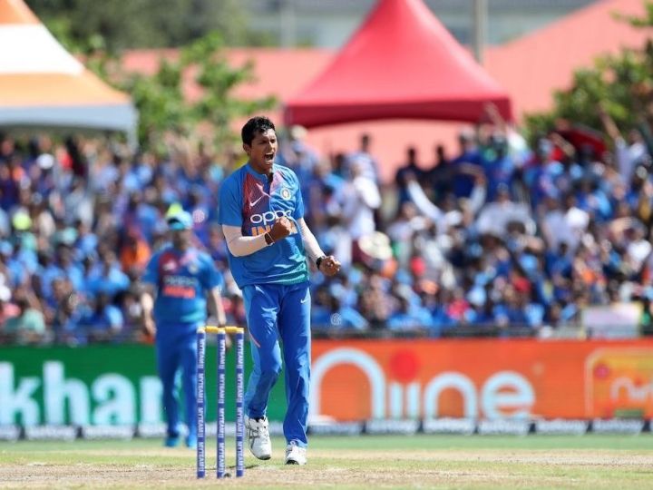 IND vs WI: डेब्यू मैच में ही नवदीप सैनी को मिली आईसीसी से चेतावनी