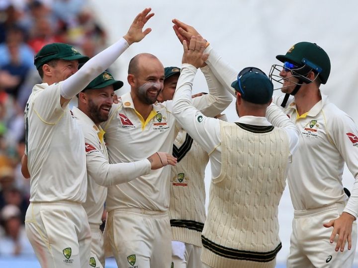 ashes 2019 nathan lyon pat cummins force englands capitulation on final day to lead australia to 251 run win in 1st test Ashes 2019: एशेज सीरीज में ऑस्ट्रेलिया ने किया जीत से आगाज, पहले टेस्ट में इंग्लैंड को मिली 251 रनों से हार