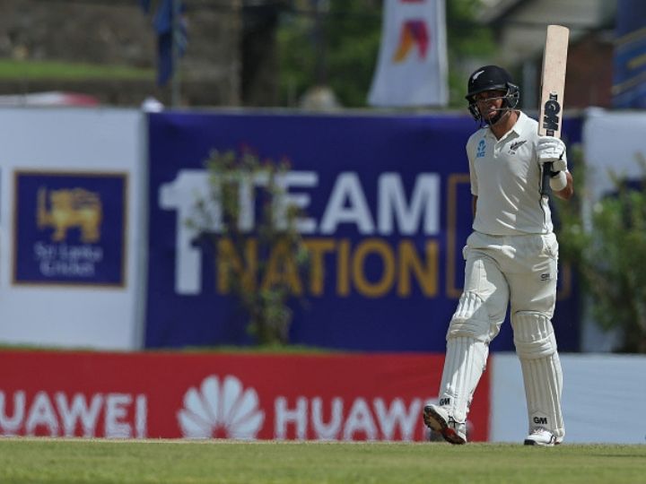 sl vs nz 1st test day 1 ross taylor helps new zealand fight back as akila dananjaya picks up five wicket haul SL vs NZ, 1st Test Day-1: रॉस टेलर के अर्द्धशतक से संभली न्यूजीलैंड की पारी, पहले दिन पांच विकेट पर बनाए 203 रन