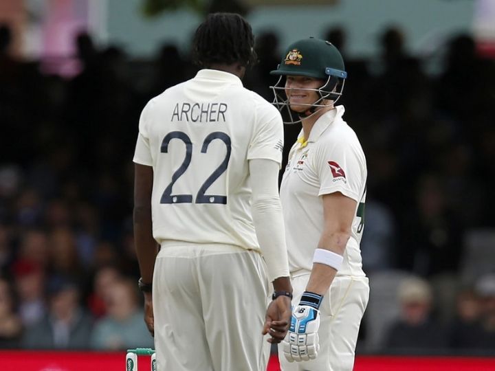 Ashes 2019: स्टीव स्मिथ की चोट पर आई जोफ्रा आर्चर की पहली प्रतिक्रिया ashes 2019 heart skipped a beat jofra archer reflects on steve smith encounter Ashes 2019: स्टीव स्मिथ की चोट पर आई जोफ्रा आर्चर की पहली प्रतिक्रिया