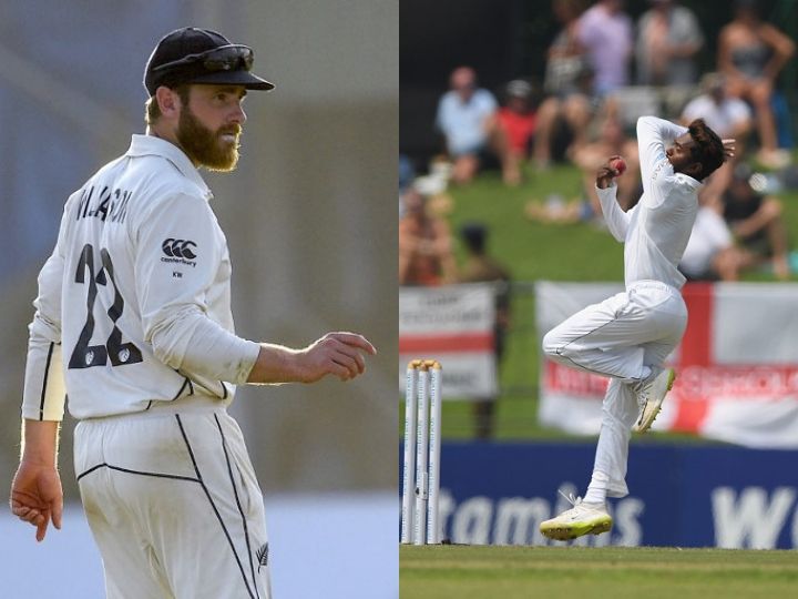 kane williamson reported for suspect bowling action during 1st test vs sri lanka SL vs NZ: केन विलियमसन और अकिला धनंजय की गेंदबाजी एक्शन को लेकर आईसीसी में पहुंची शिकायत