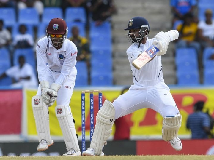 wi vs ind india lead by 362 runs at lunch on day 4 WI vs IND: अजिंक्य रहाणे और हनुमा विहारी की दमदार पारी से भारत ने लंच तक बनाए 362 रन की बढ़त